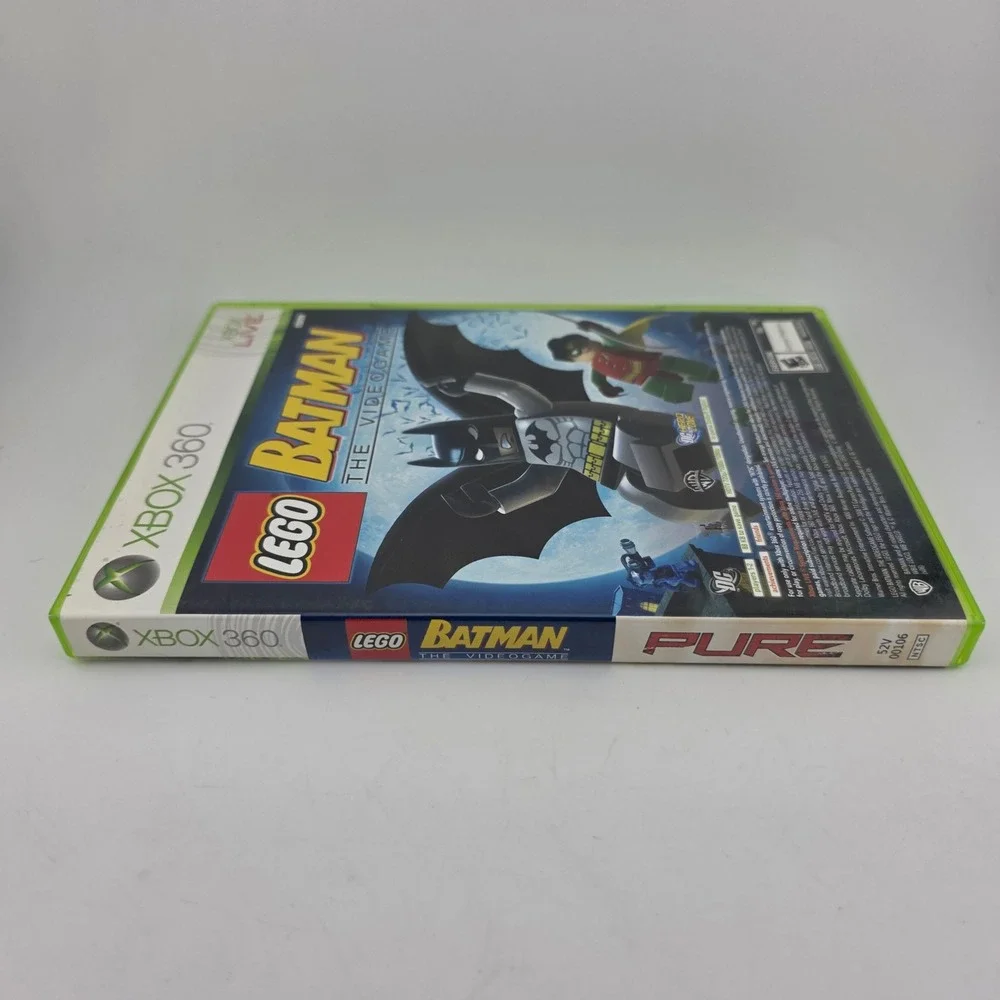 LEGO Batman & Pure Bundle‎ Video Game Microsoft Xbox 360 Green Case Manual